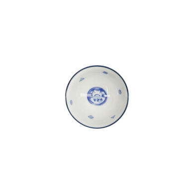 Schale Kawaii Daruma Blau/Weiß, Porzellan, 300 ml, Art.-Nr. 33209