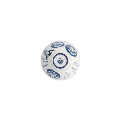 Schale Kawaii Daruma Blau/Weiß, Porzellan, 300 ml, Art.-Nr. 33209