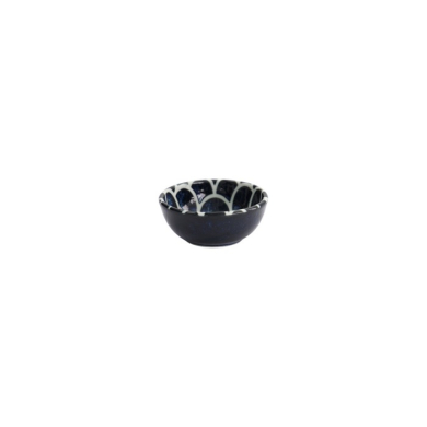 Sauce Bowl Cobalt Blue Mermaid Design, Porcelain, 100 ml, Item No. 33220