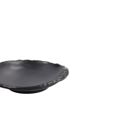 Teller Iwate Black, Melamin, Ø 18,5 cm, Höhe 4,5 cm, Art.-Nr. 33282