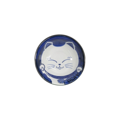 Tayo-Schale Kawaii Cat Neko Blau, Porzellan, 500 ml, Art.-Nr. 33415