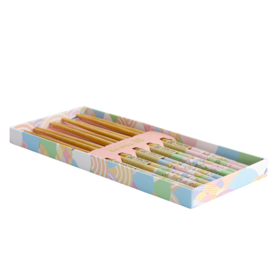 TDS, Chopstick Gift Set, Kawaii Animals, 5 pair, Item No. 33451