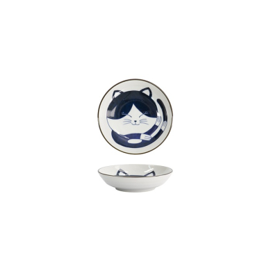 Bowl Kawaii Cat Neko, Porcelain, &Oslash; 10.2 cm