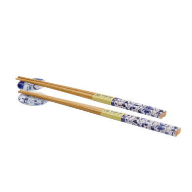 Blue Chopstick Set 5 pair at Tokyo Design Studio (picture 4 of 5)