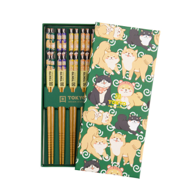 Blau Lotus 5 Paar Essstäbchen bei Tokyo Design Studio (Bild 1 von 4)