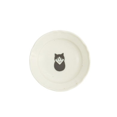 TDS, Saucenschale, Kawaii Cat Hachiware, Weiß, Ø10,2x2,3cm- Art Nr. 33535