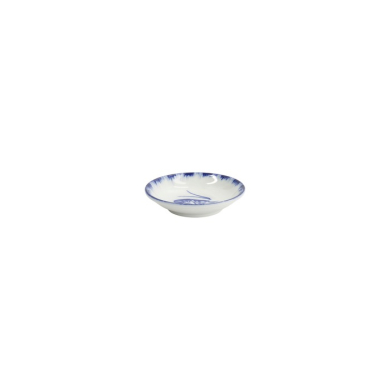 Sauce Bowl Shrimp Blue, White, Porcelain, Ø 9 cm, Item No. 33562