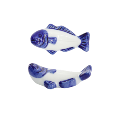 TDS, Chopsticks Rest, Fish Blue, Item No. 33574
