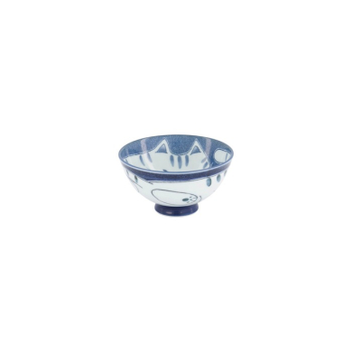 Schale Kawaii Cat Blau, Porzellan, 300 ml, Art.-Nr. 33592