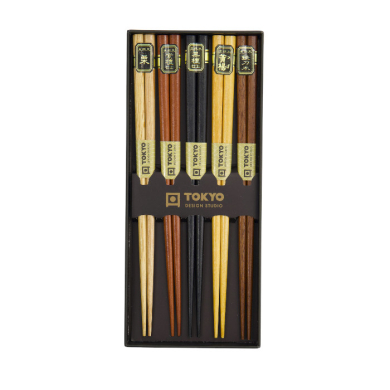 TDS, Chopstick Giftset of 5, Gold/Silver Dragon, Art.-Nr. 33632