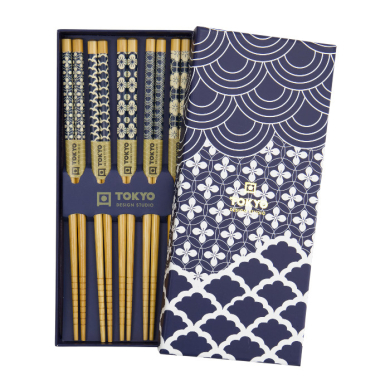 Glückliche Katze FZ Essstäbchen 5 Paar bei Tokyo Design Studio