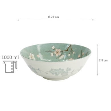 Ø 12.5x6.5cm Kawaii Rice Bowl Karakusa at Tokyo Design Studio (picture 6 of 7)