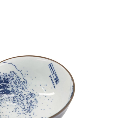 Reisschale Hokusai Weiß/Blau, Porzellan, 300 ml, Art.-Nr. 33730