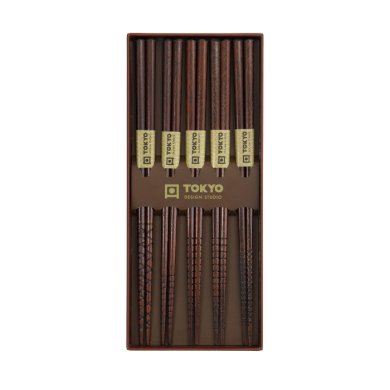 TDS, Chopstick Set, Ukiyoe, 5 pair, Item No. 33833