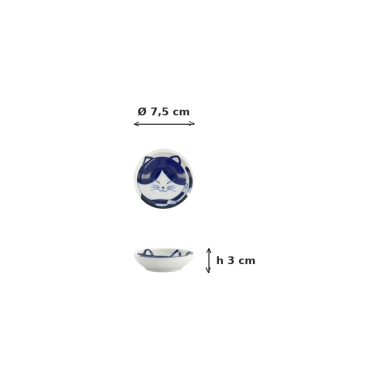 Sauce Bowl Kawaii Cat Neko, Porcelain, Ø 7.5 cm, Item No. 33851