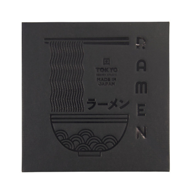 TDS, Ramen Schale Geschenkset, 6 Stk, Masamura Seikaiha, Schwarz, Ø 21,5x9cm 1300ml , Art.-Nr. 33899