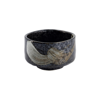 TDS, Matcha Bowl, Black Brush, Ø 12x7.5cm, 500ml, Item No. 33904