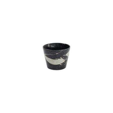 Soba-Tasse Kawaii Black Whale Schwarz, Porzellan, 210 ml, Art.-Nr. 33945