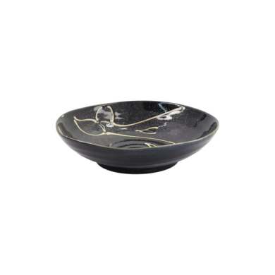 Pastateller Kawaii Black Whale, Porzellan, Ø 20,8 cm, 650 ml, Art.-Nr. 33950