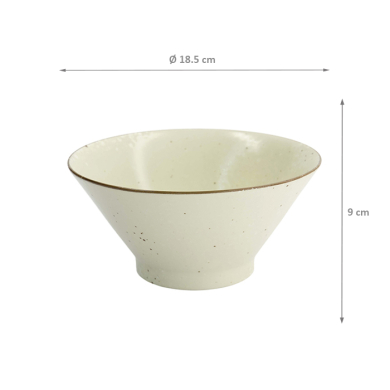 TDS, Bowl, Shirogesho, Ø 18.5x9 cm, Item No. 33957