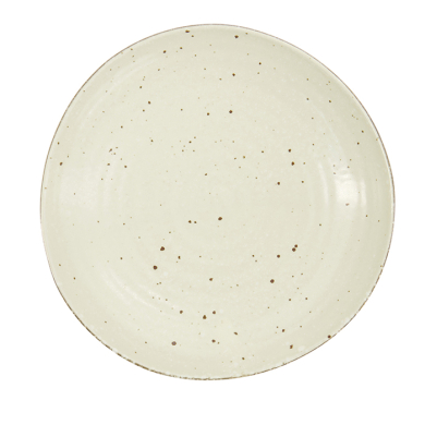 TDS, Triangle Plate, Shirogesho, Ø 22.7x4.4cm - Item No. 33960