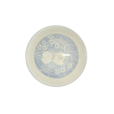 TDS, Rice Bowl, Kawaii, Bird Grey, Ø 11.5x6.2cm, 300ml - Item No. 34034