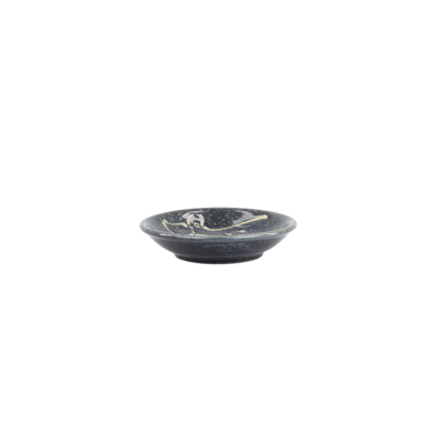 TDS, Round Sauce Bowl, Kawaii Black Whale, Ø 9 x 2.1 cm - Item No. 34069