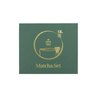 TDS, Matcha Schale Geschenkset, 4-tlg., 14,5 x 6,5 cm, Amano Oribe Green, Art.-Nr. 34082