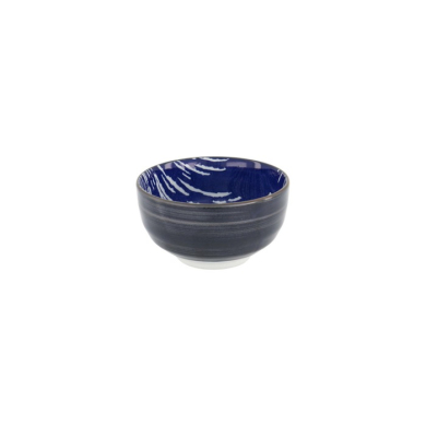 Tayo Bowl Hokusai Fuji White, Blue, Porcelain, 350 ml, Item No. 34159