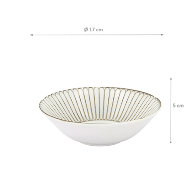 TDS, Schale, Kosai White, Weiß, Ø 17x5cm- Art Nr. 34227