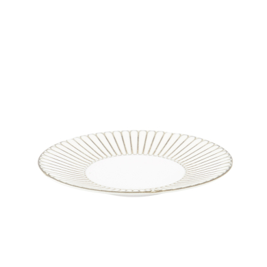 TDS, Plate, Kosai White, Ø 16.5 x 2.2 cm, Item No. 34229