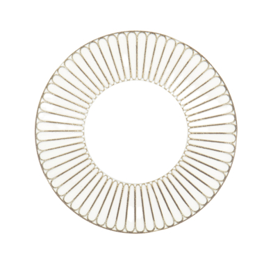 TDS, Plate, Kosai White, Ø 16.5 x 2.2 cm, Item No. 34229