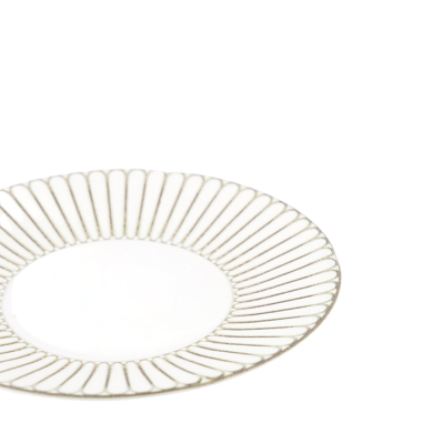 TDS, Plate, Kosai White, Ø 16.5 x 2.2 cm, Item No. 34229