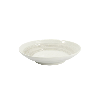 TDS, Deep Plate, Yuki Kobiki, White, Ø 23 x 5 cm, Item No. 34244