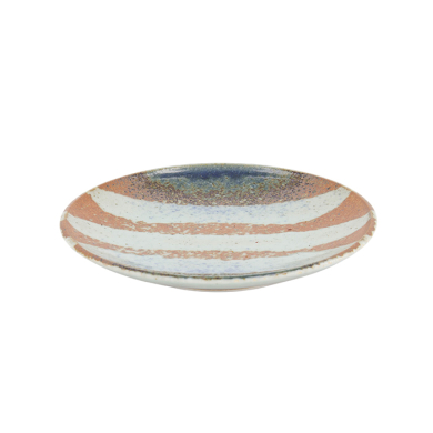 TDS, Suisho Plate, Aka-cha, Ø 19.5x3cm, Brown, Item No. 34249