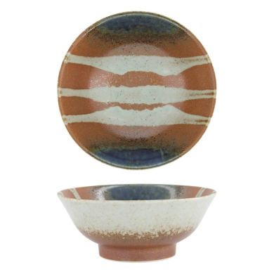 Ramen Bowl Suisho Ramen-Sch&uuml;ssel Aka-cha Brown, Porcelain, 1.25 L