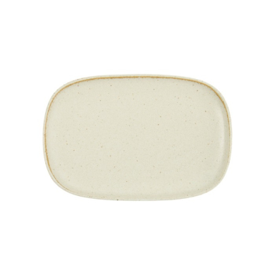 Ovaler Teller Umizuna Beige, Porzellan, 24 × 16 × 2 cm, Art.-Nr. 34288