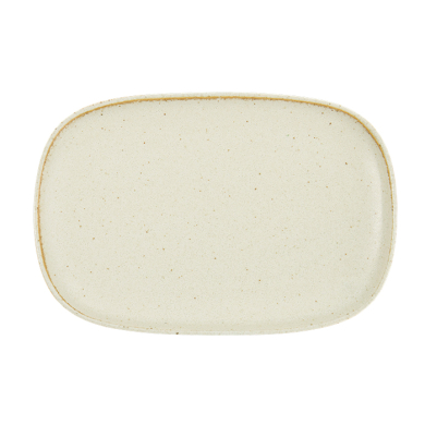 TDS, Ovaler Teller, Umizuna Beige, 24x16x11cm, Art Nr. 34288