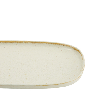 TDS, Ovaler Teller, Umizuna Beige, 24x16x11cm, Art Nr. 34288
