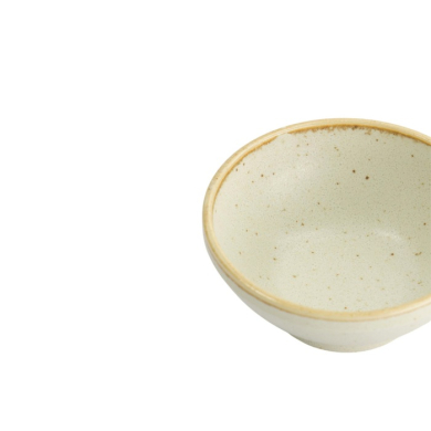 Sauce Bowl Umizuna Beige, Porcelain, Ø 9 cm, Item No. 34292