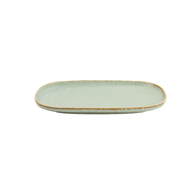 TDS, Plate, Minto Green, 24x16x2cm, Item No. 34295