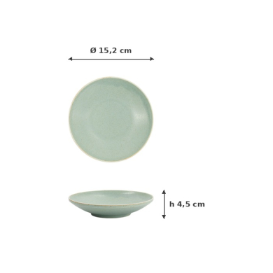 Bowl Minto Green, Porcelain, Ø 15.2 cm, Item No. 34296