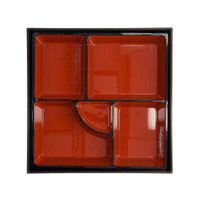 TDS, Bentobox, ABS Lacquerware, 25,5 cm x 25,5 cm, Art.-Nr. 4193