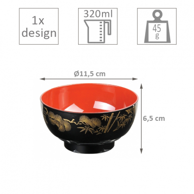 ABS Lacquerware Schale bei Tokyo Design Studio (Bild 2 von 2)