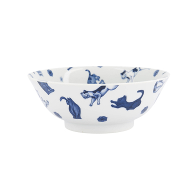 TDS, Ramen Bowl, Kawaii Hananeko Cat, Ø 19.8x7.5 cm - Item No. 61695
