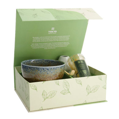 11x8cm Matcha Schale Geschenkset 4Stk bei Tokyo Design Studio (Bild 1 von 4)