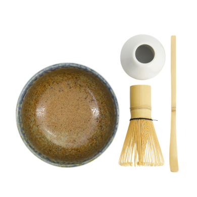 TDS, Matcha Schale Geschenkset, Reef Blue, 4-tlg., 12,7x7cm, Art.-Nr. 617409