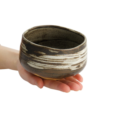 TDS, Matcha Bowl Giftset , 4-piece set, 11.5 x 7.5 cm, Shiro Hake, Item No. 617430