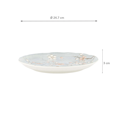 TDS, Teller, Fujisakura, Ø 24,7 x 3 cm, Grau - Art Nr. 617508