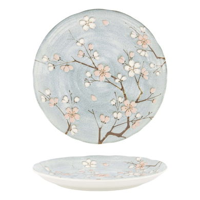 Teller Fujisakura Grau, Porzellan, &Oslash; 24,7 cm